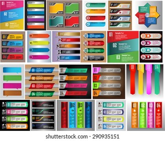 colorful modern text box template for website computer graphic and internet, numbers. Set of color frames for text or quotes. brochure. many, various. infographics