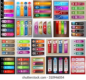 colorful modern text box template for website computer graphic technology and internet, numbers. Set of color frames for text or quotes. brochure. many, various. infographics