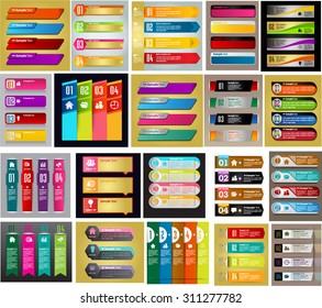 colorful modern text box template for website computer graphic technology and internet, numbers. Set of color frames for text or quotes. brochure. many, various. infographics.