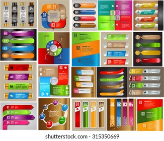 colorful modern text box template for website computer graphic technology and internet, numbers. Set of color frames for text or quotes. brochure. many, various. infographics.