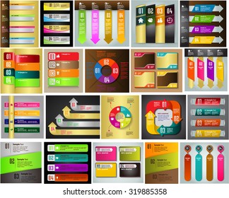 colorful modern text box template for website computer graphic technology and internet, numbers. Set of color frames for text or quotes. brochure. many, various. infographics