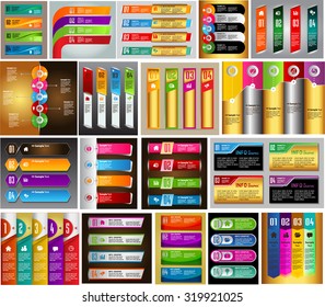 colorful modern text box template for website computer graphic technology and internet, numbers. Set of color frames for text or quotes. brochure. many, various. infographics