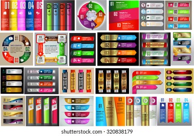 colorful modern text box template for website computer graphic technology and internet, numbers. Set of color frames for text or quotes. brochure. many, various. infographics