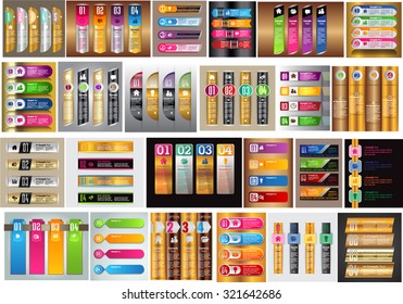 colorful modern text box template for website computer graphic technology and internet, numbers. Set of color frames for text or quotes. brochure. many, various. infographics