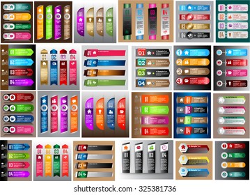 colorful modern text box template for website computer graphic technology and internet, numbers. Set of color frames for text or quotes. brochure. many, various. business