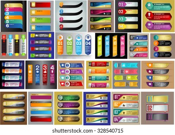 colorful modern text box template for website computer graphic technology and internet, numbers. Set of color frames for text or quotes. brochure. many, various. business