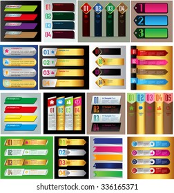 colorful modern text box template for website computer graphic business and internet, numbers. Set of color frames for text or quotes. brochure. many, various. infographics.