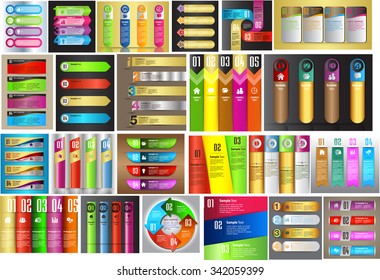 colorful modern text box template for website computer graphic technology and internet, numbers. Set of color frames for text or quotes. brochure. many, various. infographics.