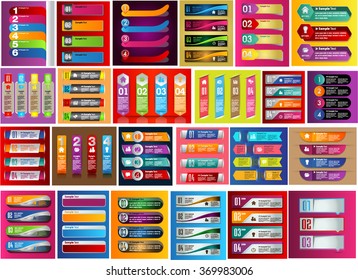 colorful modern text box template for website computer graphic technology and internet, numbers. Set of color frames for text or quotes. brochure. many, various. infographics