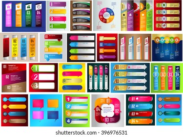 colorful modern text box template for website computer graphic technology and internet, numbers. Set of color frames for text or quotes. brochure. many, various