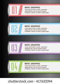colorful modern text box template for website computer graphic technology and internet, numbers. Set of color frames for text or quotes. brochure. many, various