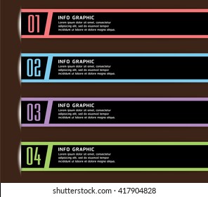 colorful modern text box template for website computer graphic technology and internet, numbers. Set of color frames for text or quotes. brochure. many, various