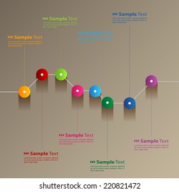 colorful modern text box time line template for website computer graphic and internet, text box. 