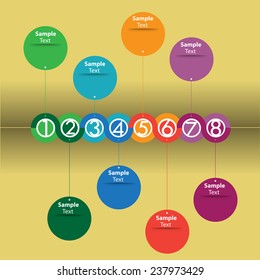 colorful modern time line text box template for website computer graphic and internet, numbers. Set of color frames for text or quotes. brochure. many, various 