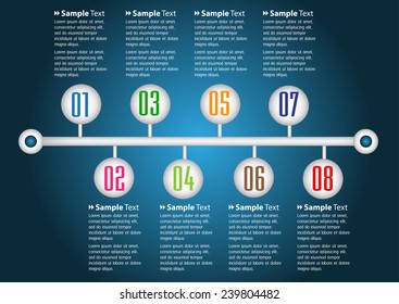 colorful modern time line text box template for website computer graphic and internet, numbers. Set of color frames for text or quotes. brochure. many. various.