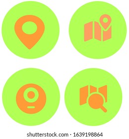 Colorful Modern Unique Vector Location Icon
