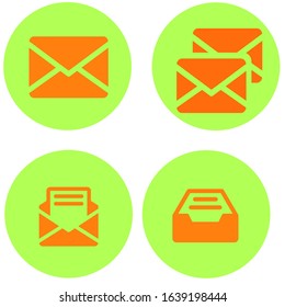 Colorful Modern Unique Vector Message Icon