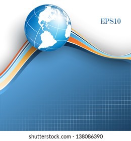 colorful modern vector template with copy space. Eps10
