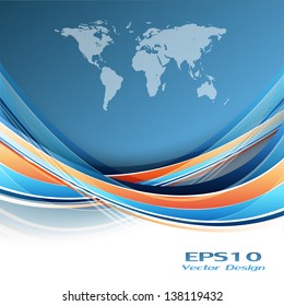 colorful modern vector template with copy space. Eps10
