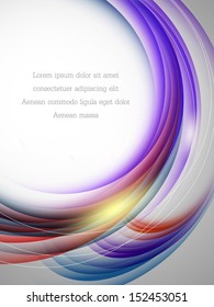 colorful modern vector template with copy space. Eps10