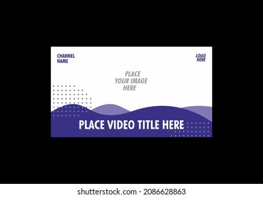 Colorful and modern video thumbnail design