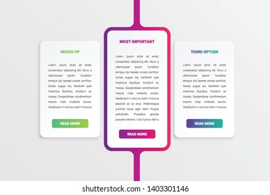 Colorful modern white card template with colorful design