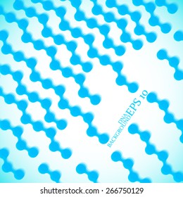 Colorful molecule DNA. Abstract background. Vector illustration. Eps10