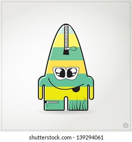Colorful monster