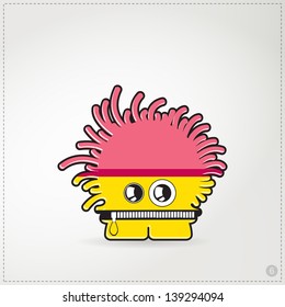 Colorful monster