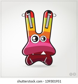 Colorful monster