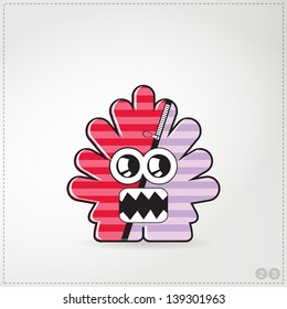 Colorful monster
