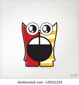 Colorful monster