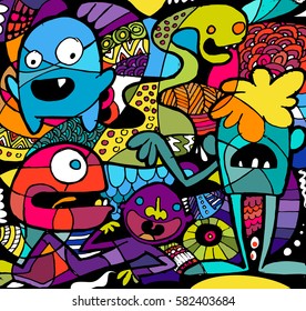 Monstruos coloridos