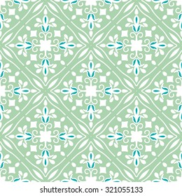 Colorful Moroccan tiles ornaments. Can be used for wallpaper, pattern fills, web page background, surface textures. Vector illustration