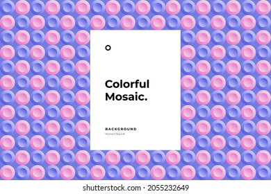 Colorful mosaic abstract background. Texture pattern backdrop.Cover illustration design layout. Company identity. Textile. Template. Vector eps10