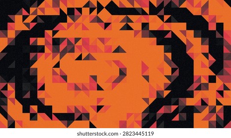 Colorful mosaic. Abstract background with triangle pattern looking like stained glass. Polygon pattern low poly triangle shape. Vector multicolored geometric gradient. Сrystalline structure, crystals