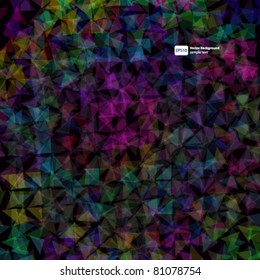 Colorful Mosaic Abstract Vector Background