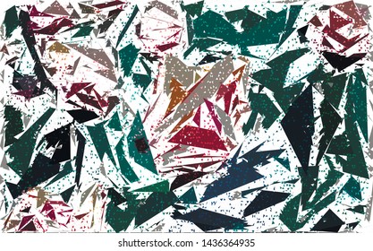 colorful mosaic abstraction background vector