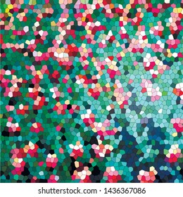 colorful mosaic abstraction background vector