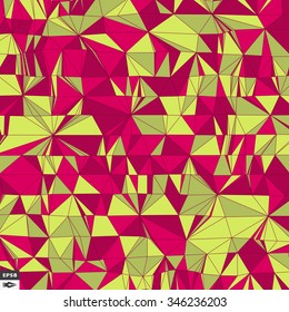 Farbige Mosaikhintergründe. Abstraktes geometrisches Muster. Vektorgrafik.