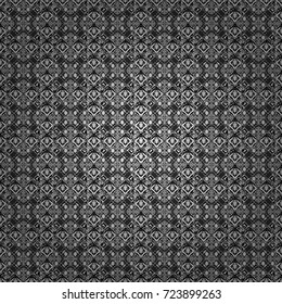 Colorful mosaic backdrop in white, gray and black colors. Vector illustration. Geometric hipster tiles background. Abstract retro seamless pattern of geometric shapes.