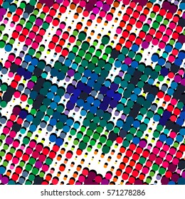colorful mosaic background. abstract modern design vector illustration.