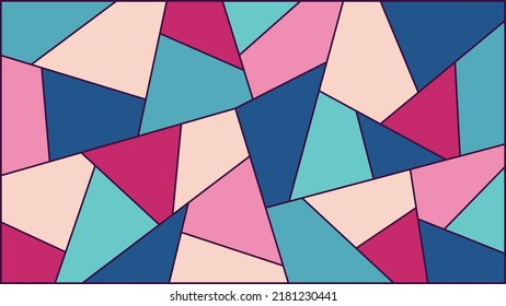 colorful mosaic background like stained glass