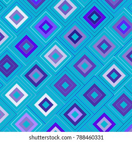 Colorful Mosaic Background with Multicolored Squares. Colorful Background for Tile, Fabric, Packaging Paper, Tablecloth, Banner, Textile. Surface Textures. Colorful Mosaic Background in Greek Style.