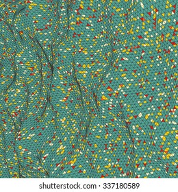 Fondo Mosaico Colorido. Ilustración de vectores poligonales.  