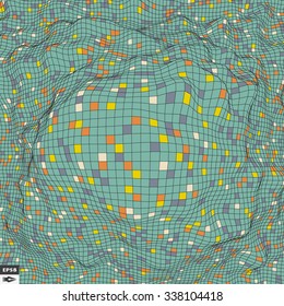 Colorful Mosaic Background. Polygonal Vector Illustration. 
