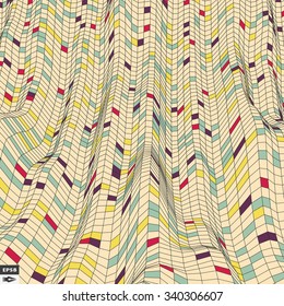 Colorful Mosaic Background. Polygonal Vector Illustration. 