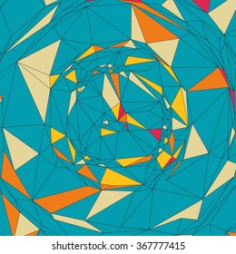 Colorful Mosaic Background. Polygonal Vector Illustration.  