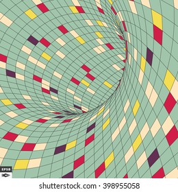 Fondo Mosaico Colorido. Ilustración de vectores poligonales. 