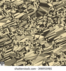 Colorful Mosaic Background. Polygonal Vector Illustration. 